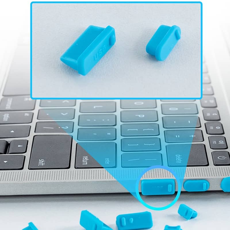 Spina antipolvere Spina antipolvere universale per notebook 16 pezzi Copertura per laptop Tappo protettivo Spina antipolvere Spina antipolvere per computer USB