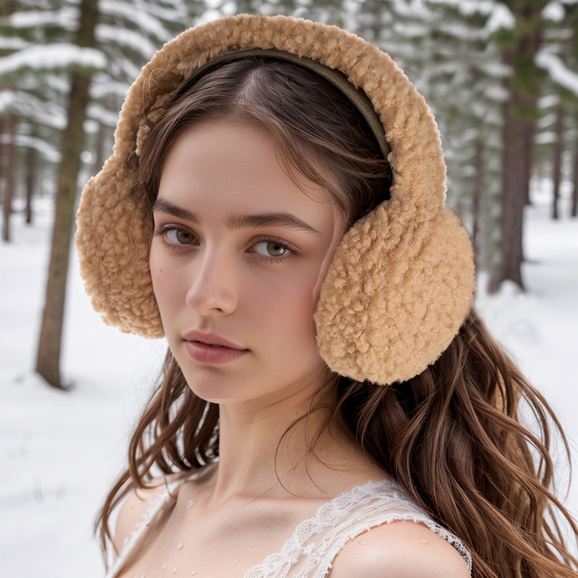 Новые зимние плюшевые уши, теплые студенческие однотонные чашечки для ушей, милые теплые простые защитные уши Wonder Oor Duaerming 4e007