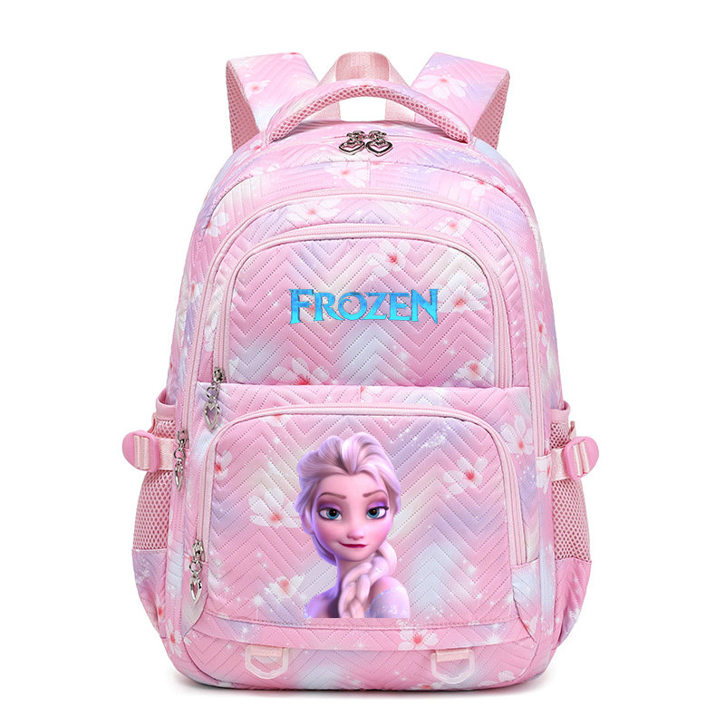 Frozen Anna Elsa Zaini per studenti Borsa da scuola Zaino da donna impermeabile Borsa da viaggio Zaino per ragazze adolescenti Bookbag