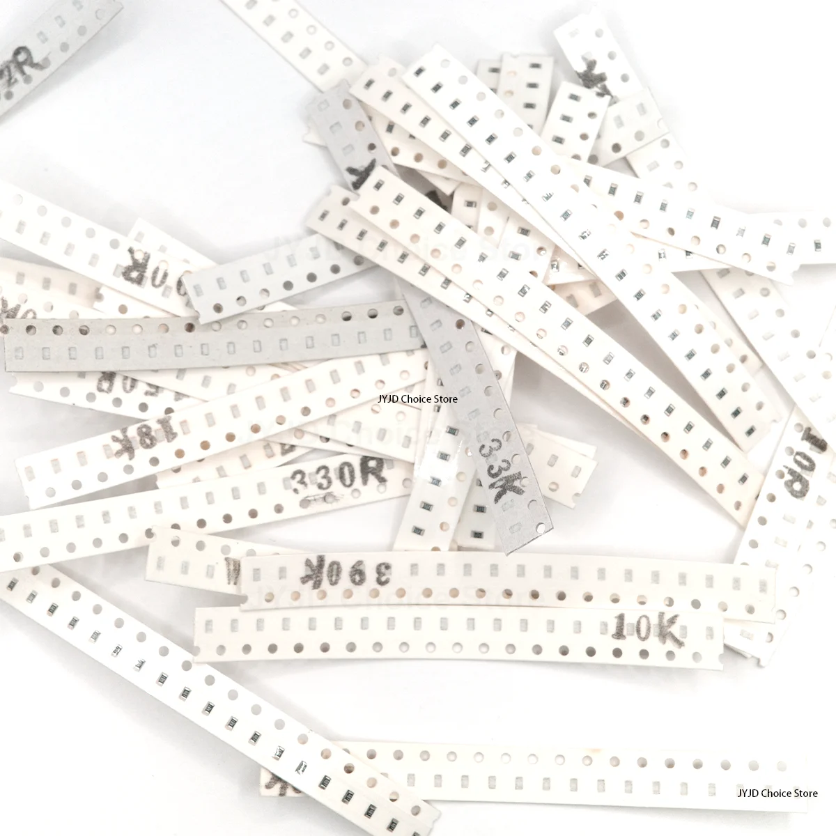 Kit sortido de resistor smd, 660 peças, 0603 0805 1206 1% resistência 1 ohm a 1m ohm, resistores de chip para eletrônicos diy