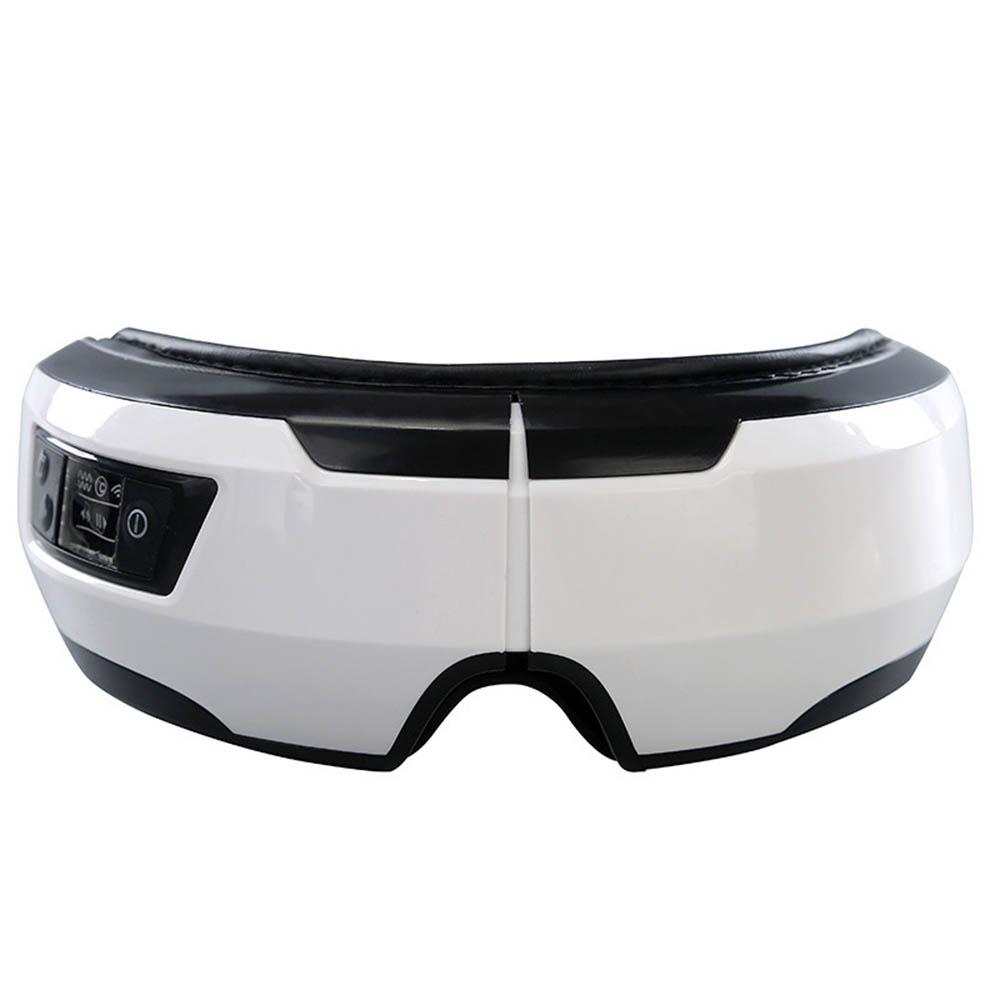 Masajeador ocular inteligente con vibración, instrumento para el cuidado de los ojos con Airbag 5D, Bluetooth, compresa caliente, gafas, máscara para dormir y fatiga