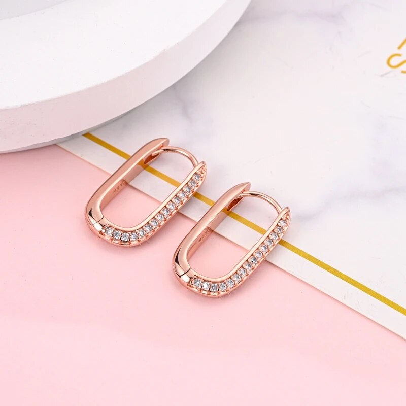 NIEUWE 925 Sterling Zilveren Hart Hoepel Oorbellen Ingelegd Zirkoon CZ Infinity Liefde Gouden Oorbellen Voor Vrouwen Huwelijkscadeau Luxe Sieraden