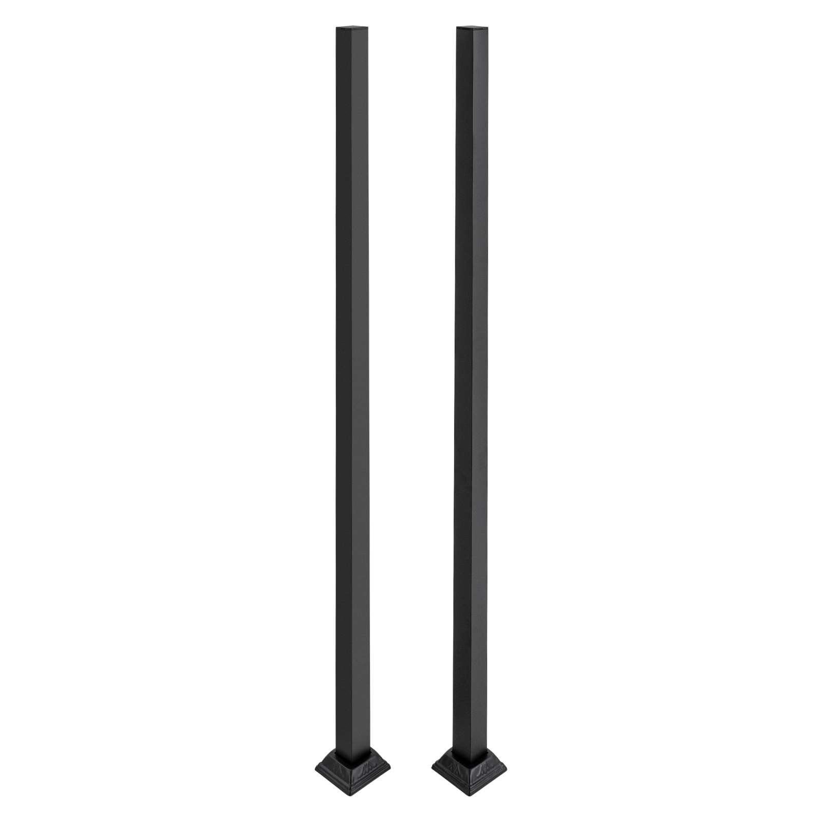 Black Iron Railing – Anti-Corrosion, Rust-Proof, and Weather-Resistant, Ideal for Stairs and Balconies