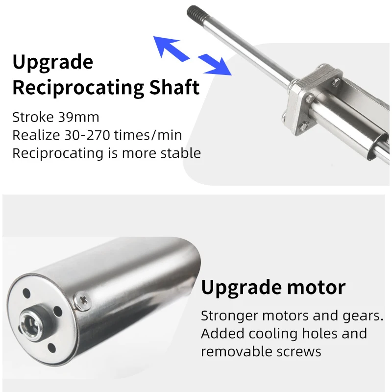 NEW 39mm 45mm Stroke Reciprocating Linear Actuator Variable Speed DC Telescopic Linear Actuator Reciprocating Mechanism Motor