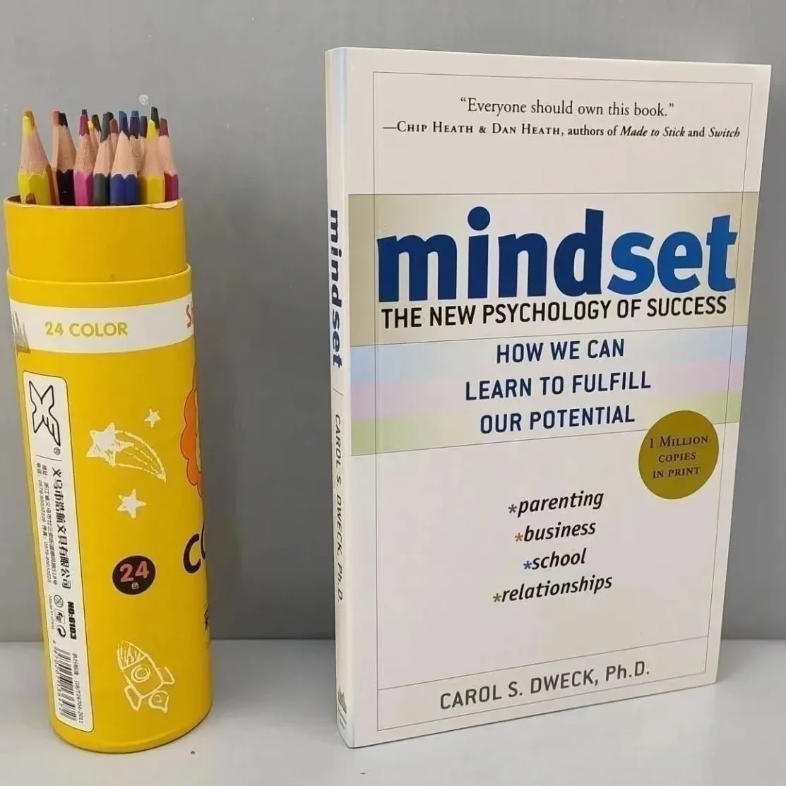 Mindset จิตวิทยาแห่งความสําเร็จใหม่ หนังสือภาษาอังกฤษโดย Carol S. Dweck หนังสือสร้างแรงบันดาลใจวรรณกรรมต่างประเทศ