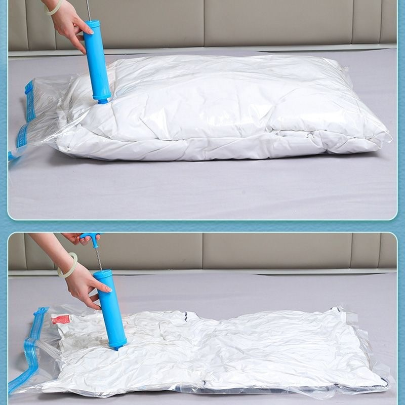 Bolsa de vacío, bomba de aire Manual, Extractor de aire de succión, herramienta de almacenamiento de ropa comprimida para ahorrar espacio, suministros de bolsa de almacenamiento con sellado al vacío