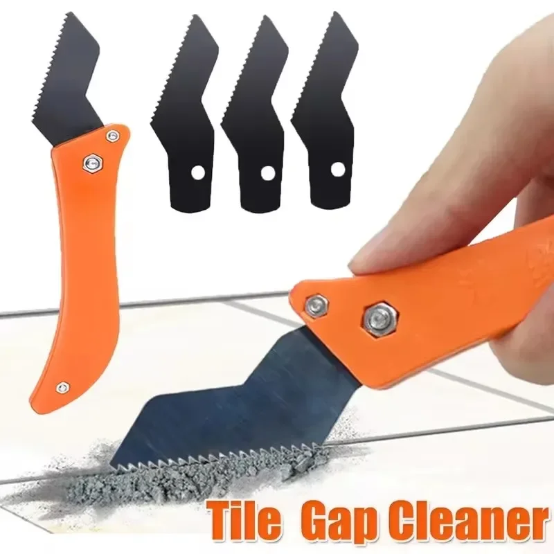 Lâmina de corte de carboneto de tungstênio para telha gap grout limpeza removedor parede piso telhas conjunta limpador papel parede pintura raspador ferramenta