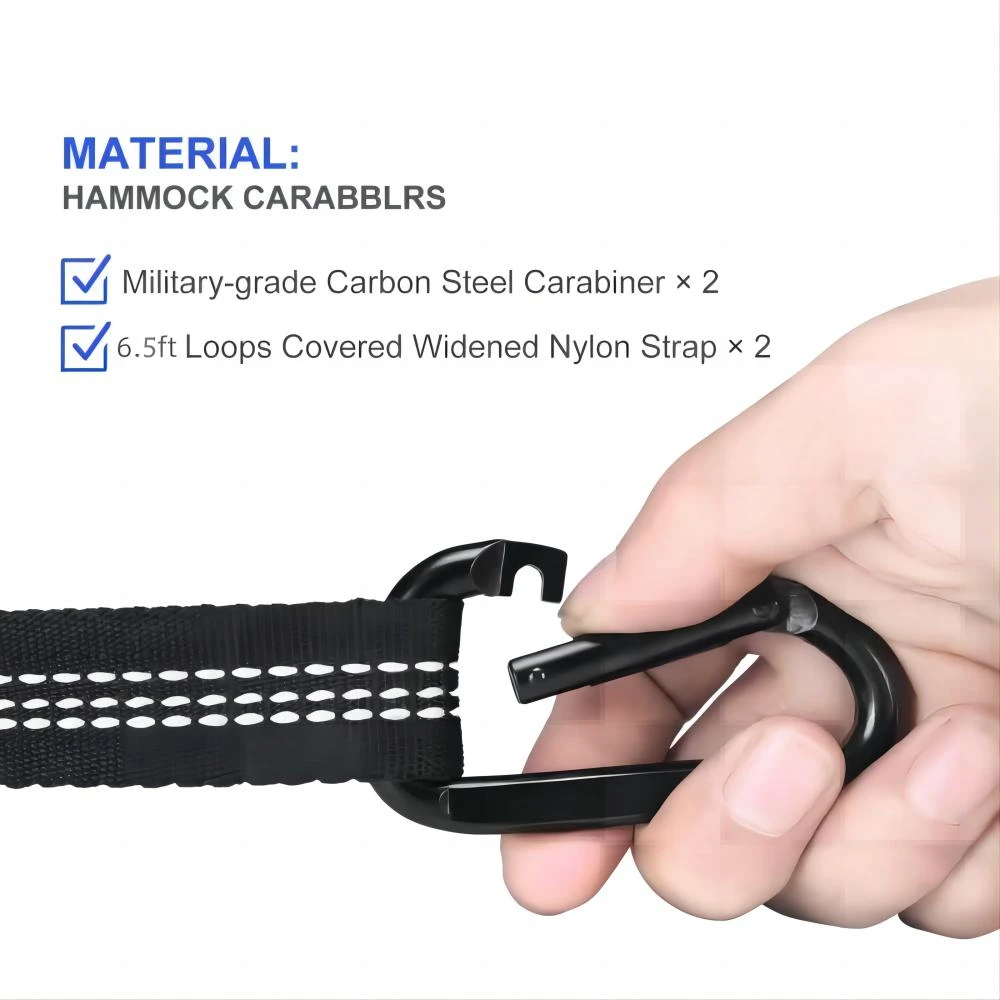 2Pcs Super Strong Hammock Strap Special Reinforced Polyester Multi Ring Hammocks Strap Outdoor Camping Travel Portable Tree Rope
