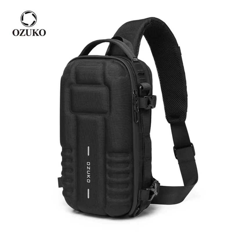 OZUKO Hard Shell Flex Tasche Männer Sport Schulter Tasche Multifunktionale Große Kapazität Wasserdichte Hochwertige Outdoor Taktische Tasche