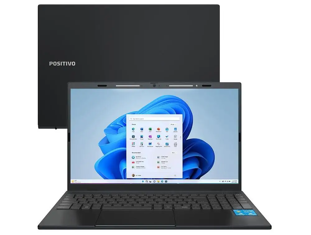 Notebook Positivo Vision C15M Intel Celeron N4500 4GB RAM 128GB eMMC 15" Full HD Windows 11 Intel Graphics 3002996