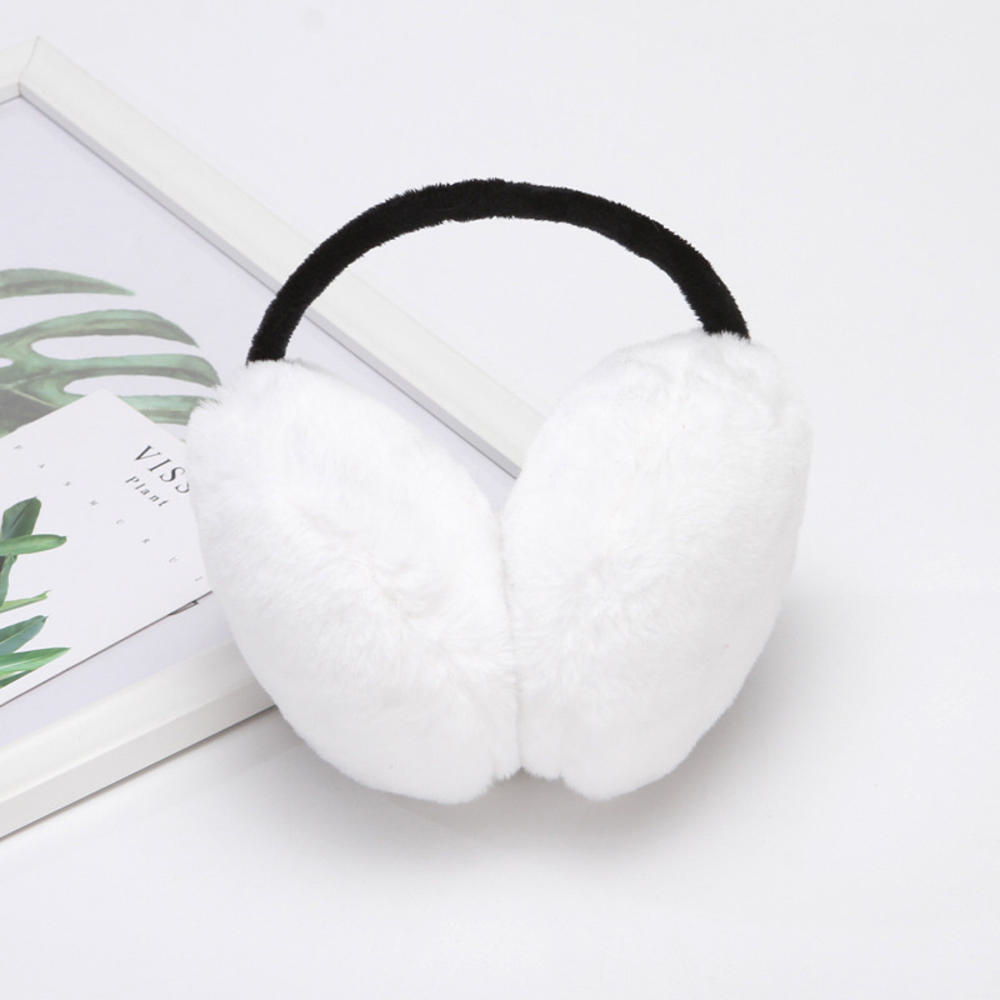 Orejeras de invierno esponjosas para hombres y mujeres, orejeras cálidas de piel sintética para niñas, auriculares plegables y peludos para niños, orejeras suaves y cálidas de Cachemira
