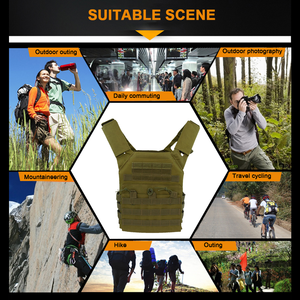 Taktische Weste Wasserdichte Outdoor Körper Rüstung Leichte JPC Molle Plate Carrier Jagd Weste CS Spiel Dschungel Sicherheit Ausrüstung