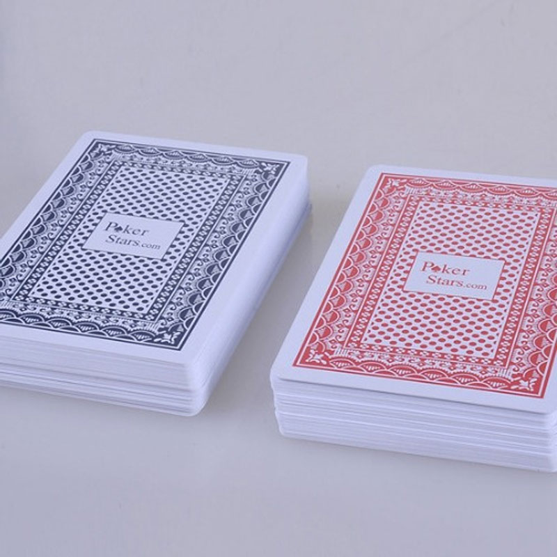 Cartões plásticos impermeáveis do clube do pôquer, Baccarat, Texas Hold'em, Esfoliação, Jogos de tabuleiro, Magic Tricks Tool, 8.8x6.3cm, 1 Pc