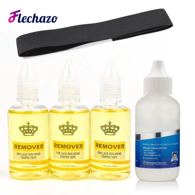 Mới Tóc Giả Đeo Dụng Cụ Chất Lượng Tóc Giả Keo Và Keo Tẩy Và Thun Dây Đội Đầu Dành Cho Tóc Giả Bộ Tóc Giả Toupee Hệ Thống