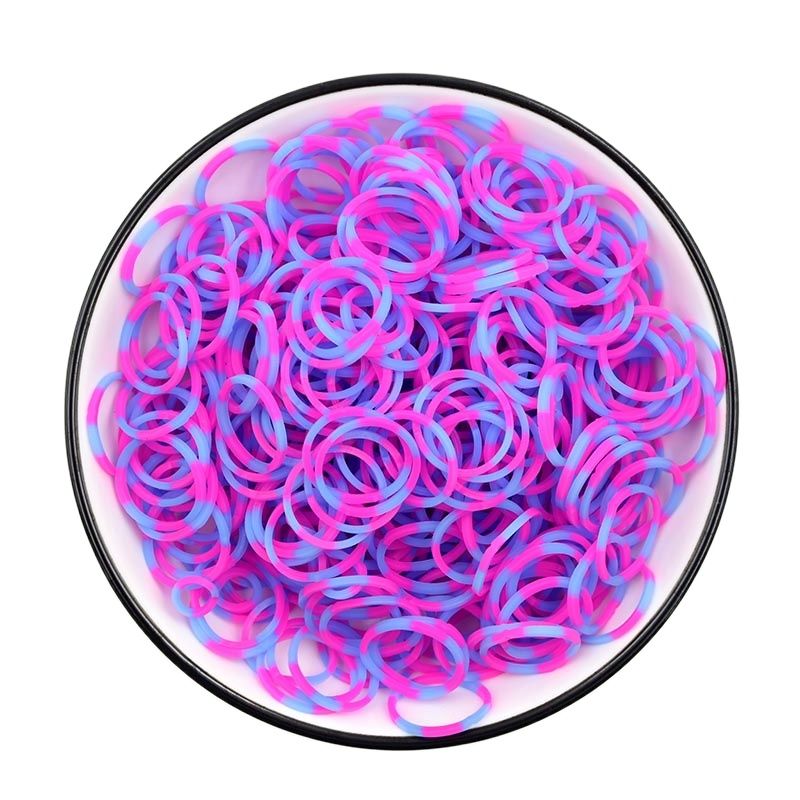 Neue Webstuhl-Gummibänder, Armband für Kinder oder Haare, Regenbogen-Gummi-Webstuhlbänder, machen gewebtes Armband, DIY-Handwerksspielzeug, Weihnachtsgeschenk