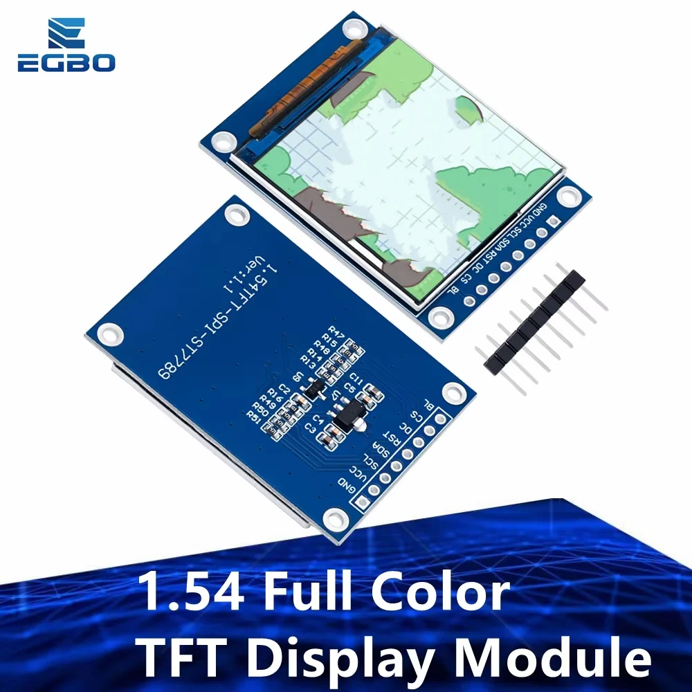 Modulo Display TFT a colori da 1.54 pollici 1.54 "schermo LED LCD IPS HD 240x240 interfaccia SPI ST7789 per Arduino