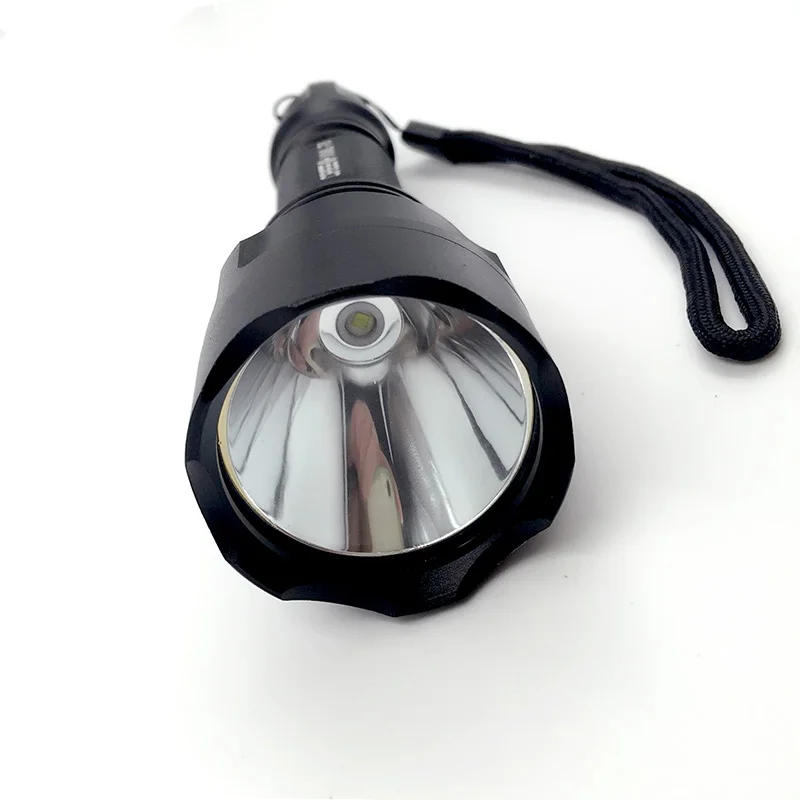 Linterna LED superbrillante, 5 modos de iluminación, antorcha LED para acampar de noche, senderismo, caza y actividades en interiores, no incluye batería