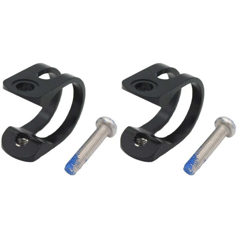 BABQ 2Pcs 자전거 브레이크 레버 클램프 SRAM E7 E9 X0 가이드 R RSC 코드 용 스테인레스 볼트 자전거 브레이크 레버 클램프 링