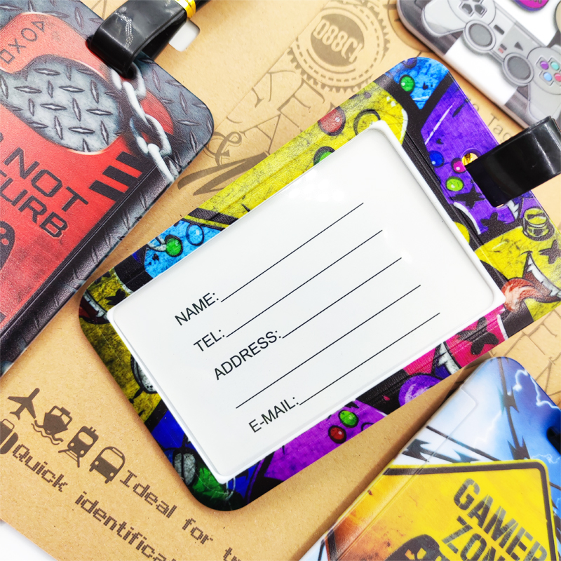 Klebeband Kamera Gepäckanhänger Männer Reisegepäckanhänger Jungen Koffer ID Adresshalter Gepäck Boarding Tragbarer Koffer Ticket