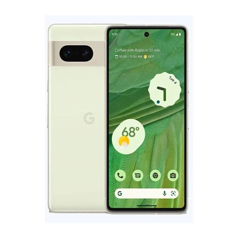 GooglePixel7 teléfono usado 5G, pantalla OLED de 6,3 pulgadas, 90Hz, Tensor de Google, 30W, supercarga, batería de 4700mAh, OTG