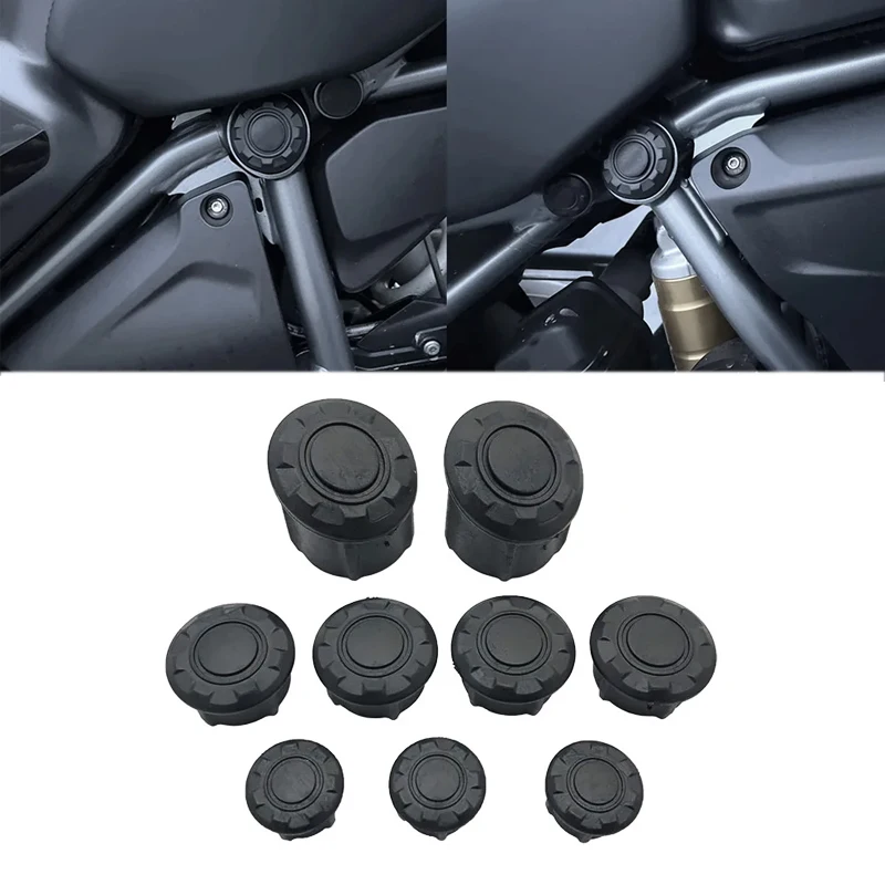 Para bmw r1200gs r 1200 gs lc aventura adv r1250gs r 1250 gs aventura 2014-2023 2021 2022 quadro da motocicleta buraco tampas capa plug