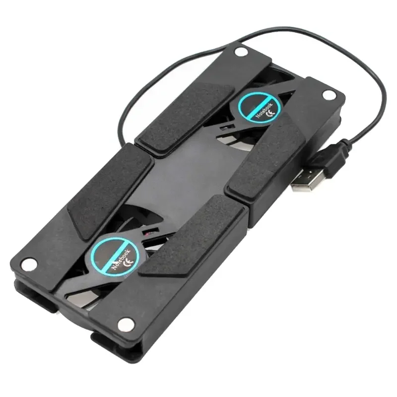 Rotatable USB Fan Cooling Pad 2 Fans Cooler Notebook Cooler Computer Laptop Stand USB Fan For 10-17" PC Laptop PC Computer