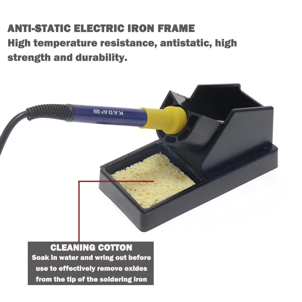KADA 936A Soldering Iron Handle 50W Universal 936 สถานีบัดกรีเตารีดไฟฟ้า 5 หลุมอินเทอร์เฟซเครื่องมือเชื่อมอุปกรณ์เสริม