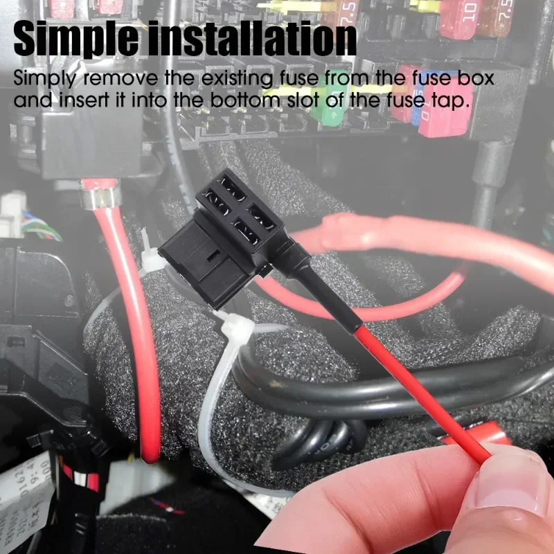 Soporte de cuchillas para fusibles de coche, adaptador de circuito, divisor Protector, ATM, APM, Micro conector, accesorios para automóviles y camiones, 12V, 24V