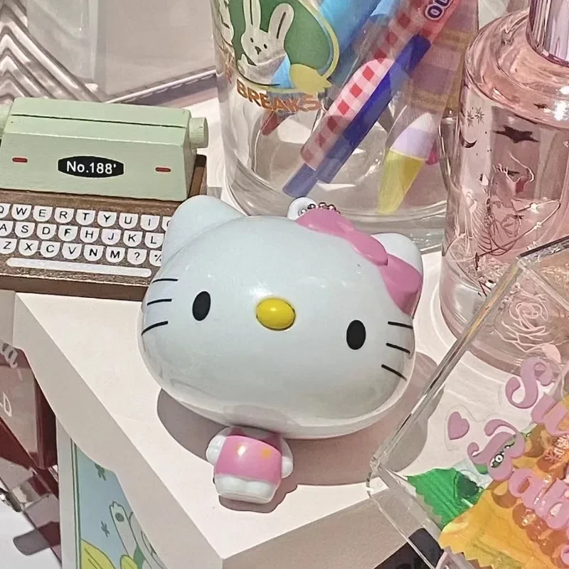Sanrio Hello Kitty Retractable Tape Measure - Adorable Mini Ruler with Charm, Portable Measuring Tool for DIY & Crafts