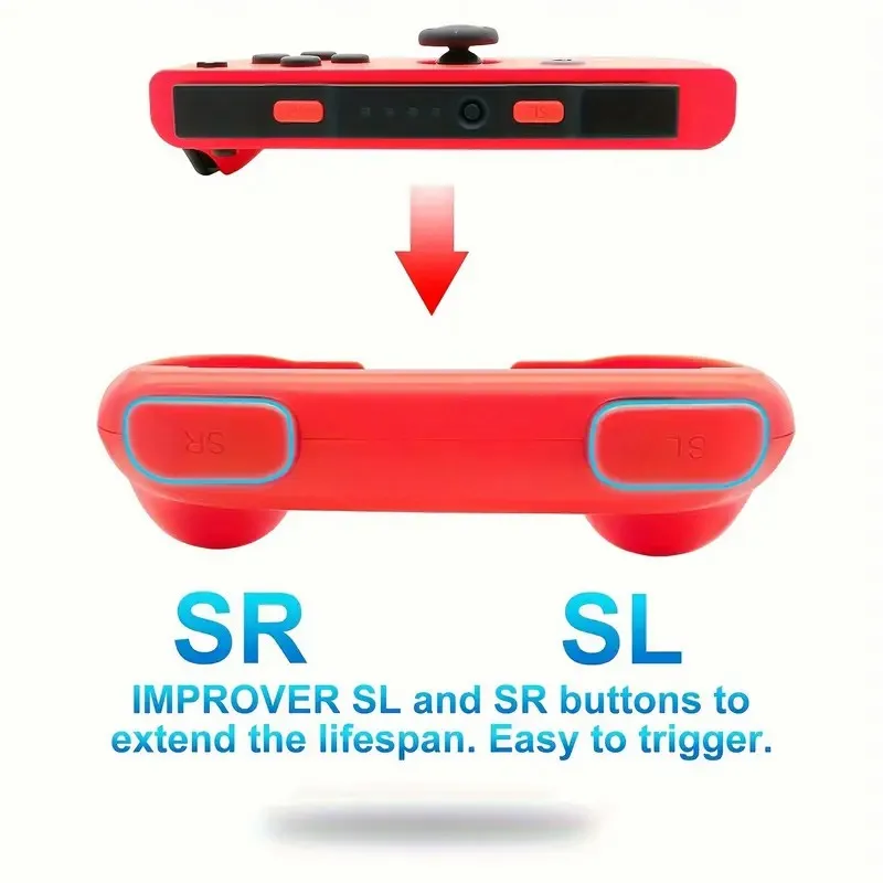2PCS Joycon Bracket Stand Holder Compatible for Nintendo Switch & OLED JOY CON Controller Gamepad Handle Hand Grip Accessories