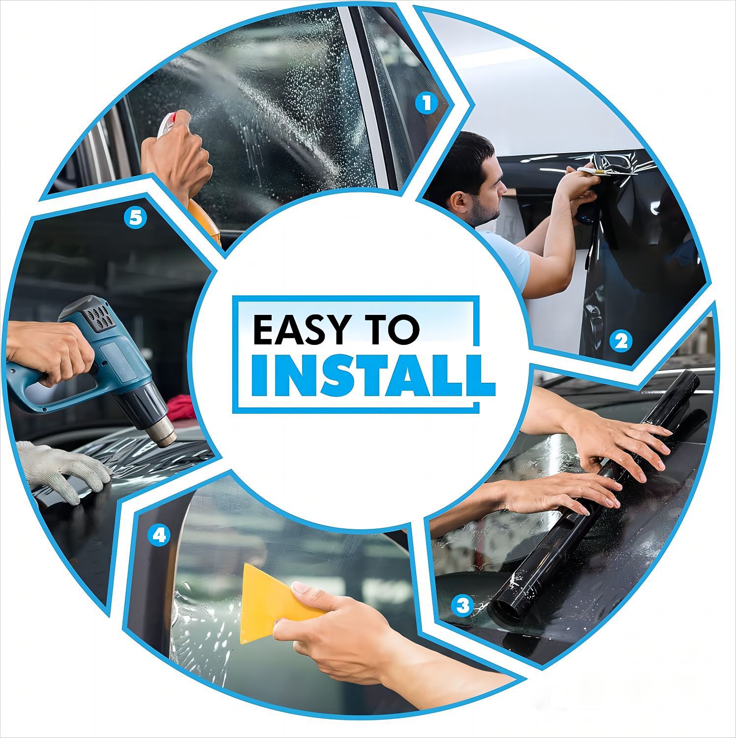 75/50cm X 3m 車の窓用ビニールフィルム,プライバシーステッカー,日焼け止め,ガラス,UV保護 カーウィンドウティントフィルム ビニール サンシェード ステッカー 窓ガラス シェードカバー