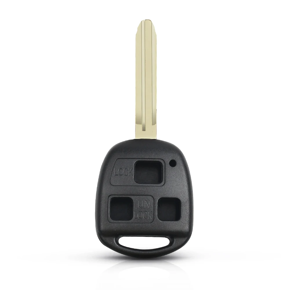 KEYYOU 2/3 Buttons Remote Key Shell Case Fob TOY43 For Toyota Corolla Camry Yaris Land Cruiser Avensis Prado 120 RAV4 Kluger