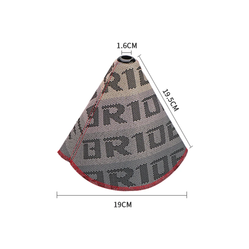 JDM สไตล์เจ้าสาวผ้าใบ Universal SHIFT LEVER KNOB BOOT COVER Racing SHIFT KNOB Collars