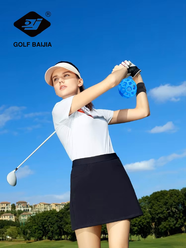 Treinador de balanço de bola inteligente de golfe, equipamento de bola de auxílio para treinamento de golfe portátil, treinamento de correção de postura de bola inteligente para iniciantes