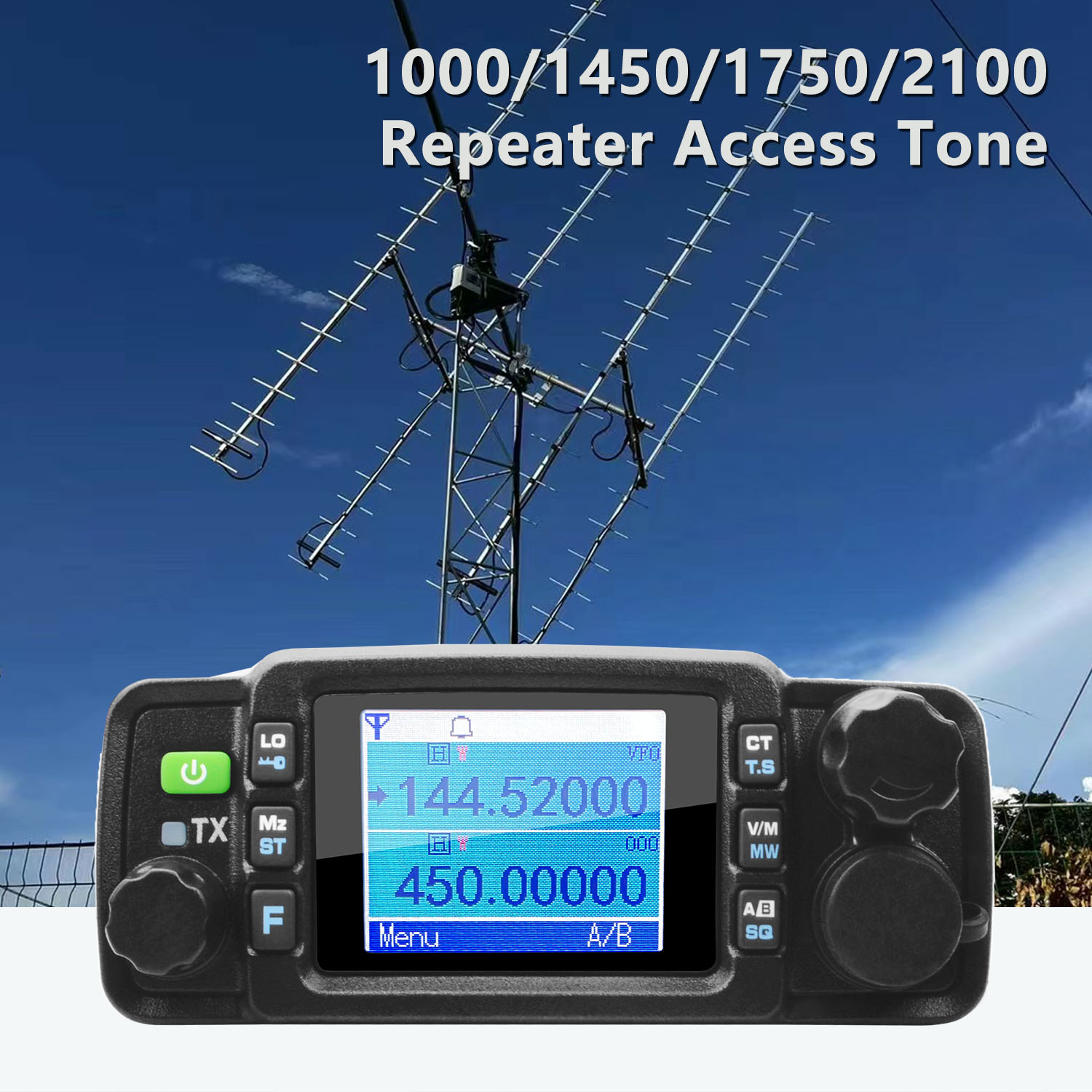 IP67 กันน้ํา 2M 70 ซม.GMRS Dual Band Mini วิทยุ 25W 200Ch DTMF 2 โทน 5 โทนสัญญาณ 1750 Repeater Tone TYT TH-8600