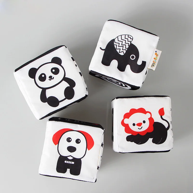 Trẻ Em Vải Khối Xây Dựng Mới Trẻ Sơ Sinh Búp Bê Vải Mềm Lục Lạc Giáo Dục Sớm Cho Bé Đồ Chơi Sang Trọng Bộ Khối Lập Phương