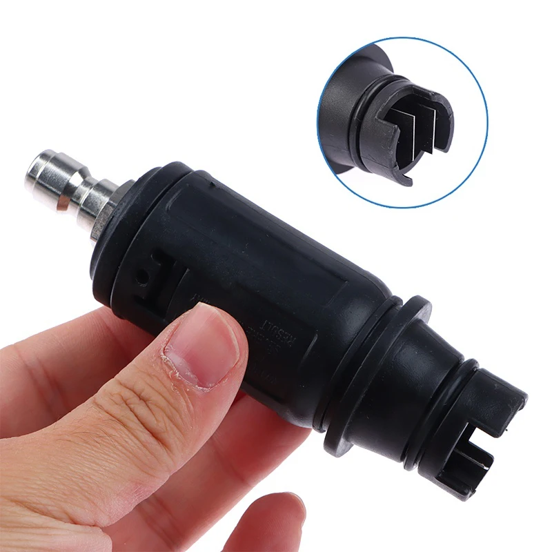 1 pieza ajustable de alta presión 0 °   Pulverizador de boquilla de lavadora en forma de abanico para ángulo con enchufe rápido de 1/4 ", conexión de pieza de herramienta de jardín de 3000 PSI