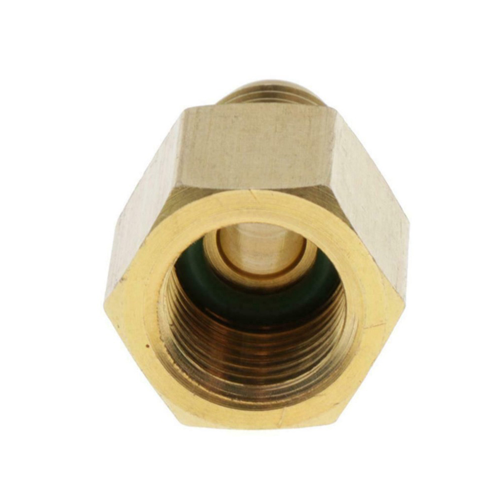 1 Bộ Chuyển Đổi 1/4 "SAE AG X G 1/4" IG Nitơ Giảm Áp Lực Trên Điều Hòa Không Khí Vòi đồng Thau Chống Ăn Mòn