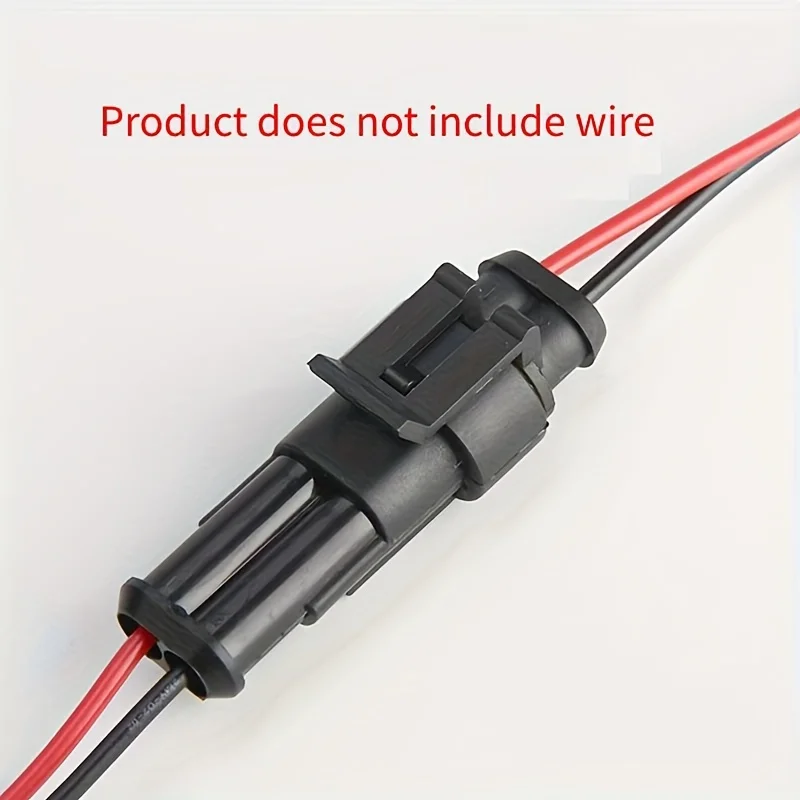 10 connettori per cavi elettrici a 2 pin, presa maschio femmina 18AWG, connettori per cavi a disconnessione rapida per auto, camion