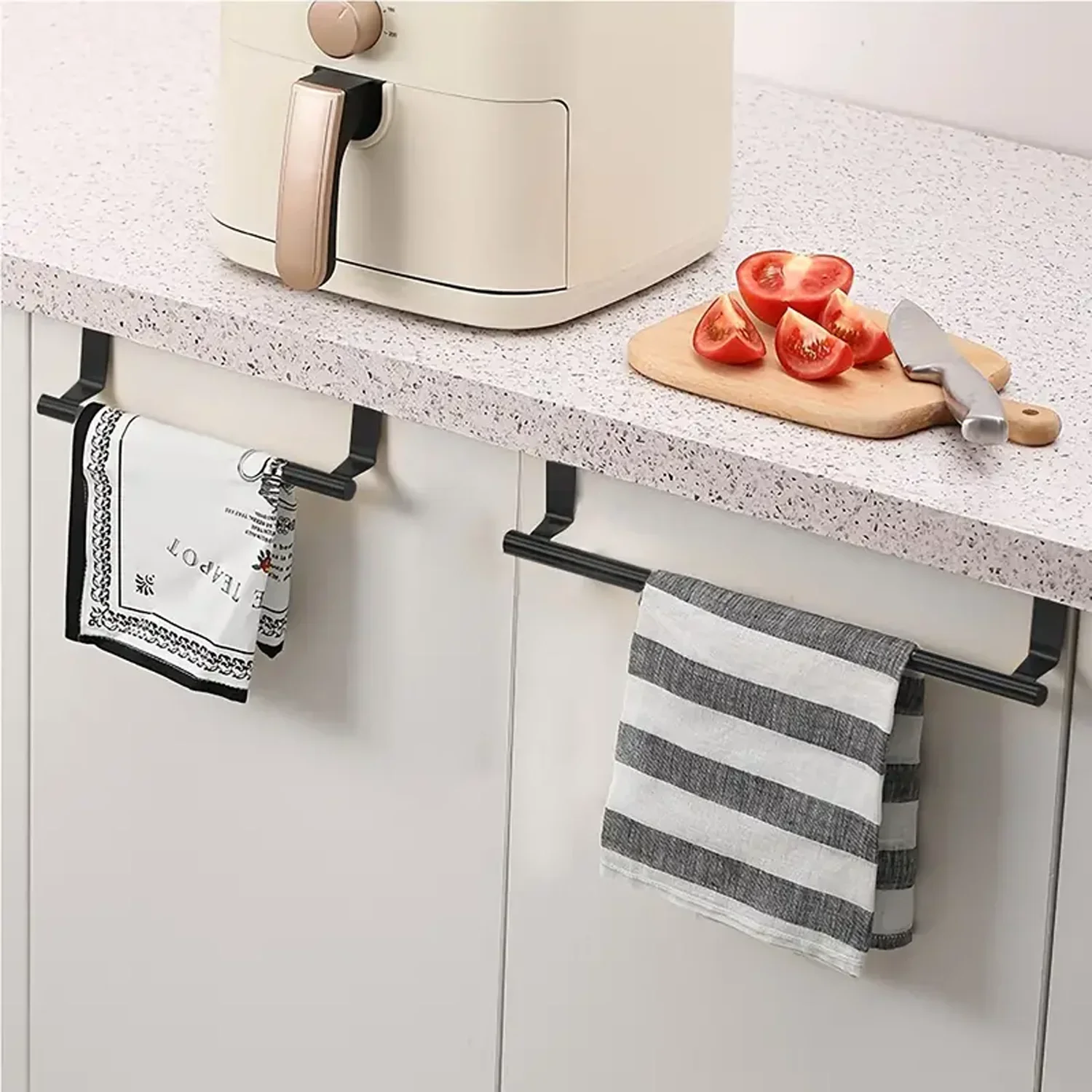 Portasciugamani in acciaio inossidabile 430, portasciugamani da bagno unipolare, portaoggetti per accessori sospesi