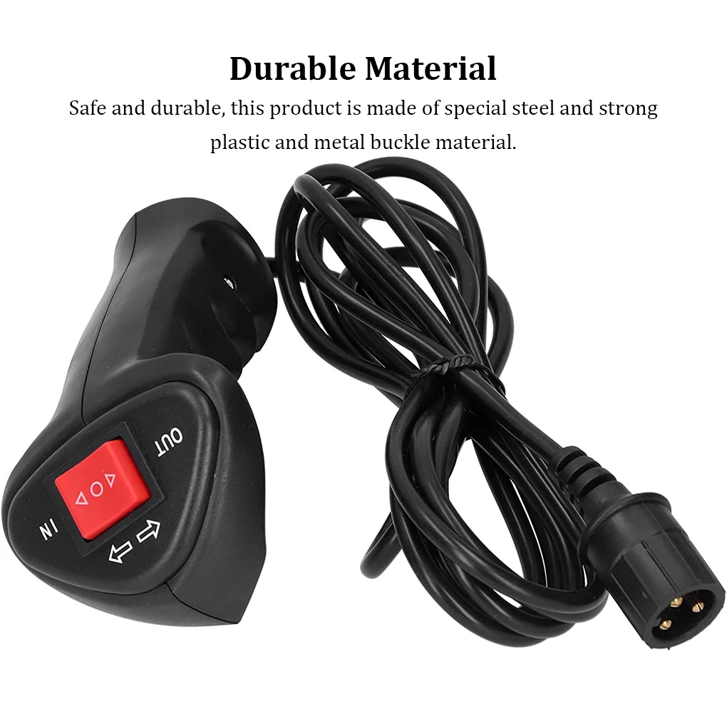 Mando a distancia para cabrestante de coche, interruptor de Control eléctrico Universal de 1,5 m de longitud con Cable, reemplazo de modificación de automóvil