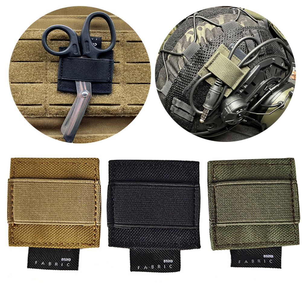 Walkie Talkie táctico para auriculares, gestión de cables, soporte organizador de almacenamiento elástico para casco FAST MICH, accesorios para auriculares