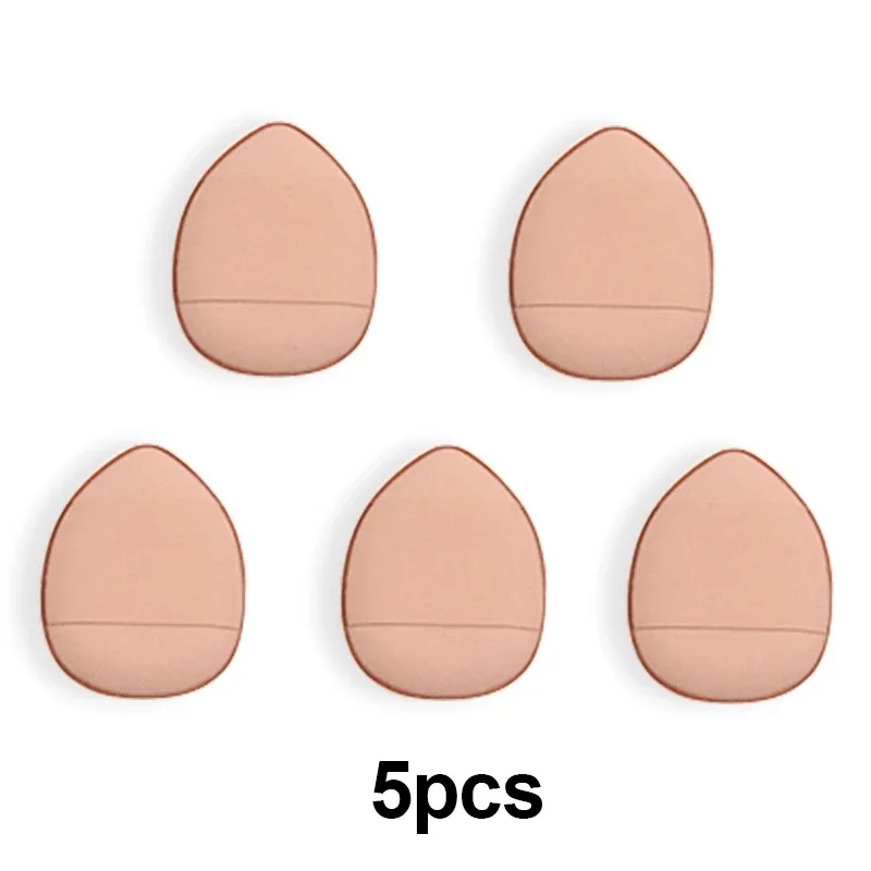 5/10 Stuks Mini Vinger Bladerdeeg Foundation Kleine Luchtkussen Poeder Spons Gezicht Concealer BB Cream Cosmetische Applicator Makeup Tools