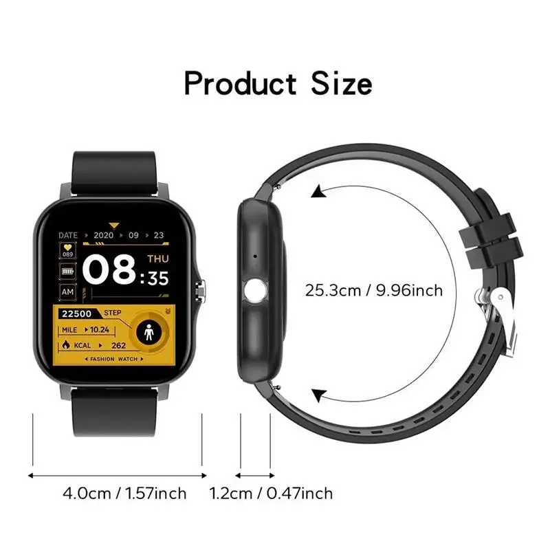 2024 Smart Watch Android Phone 1,44'' Zoll Farbbildschirm Bluetooth Anruf Blutsauerstoff-/Drucküberwachung Smart Watch Damen Herren