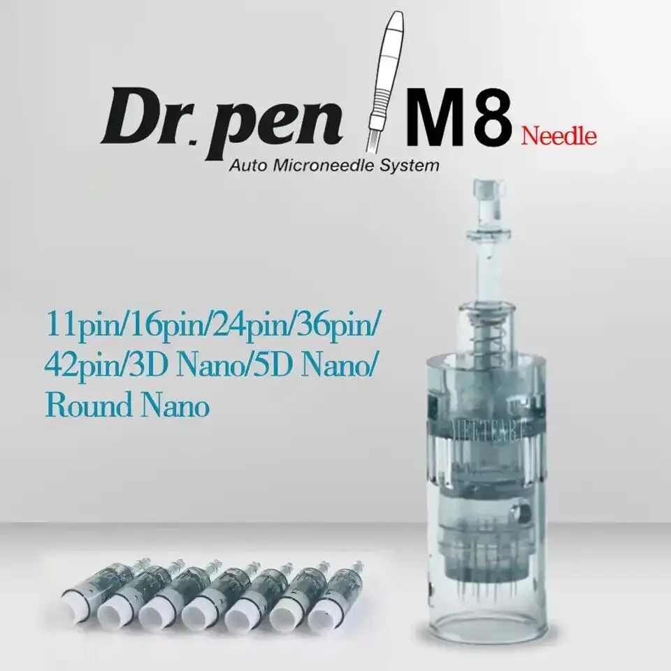 Dr. Pen M8 Needle Cartridges Bayonet Cartridges 11 16 36 42 Nano Needle MTS Micro Skin Needling Compatible With Dr pen M8