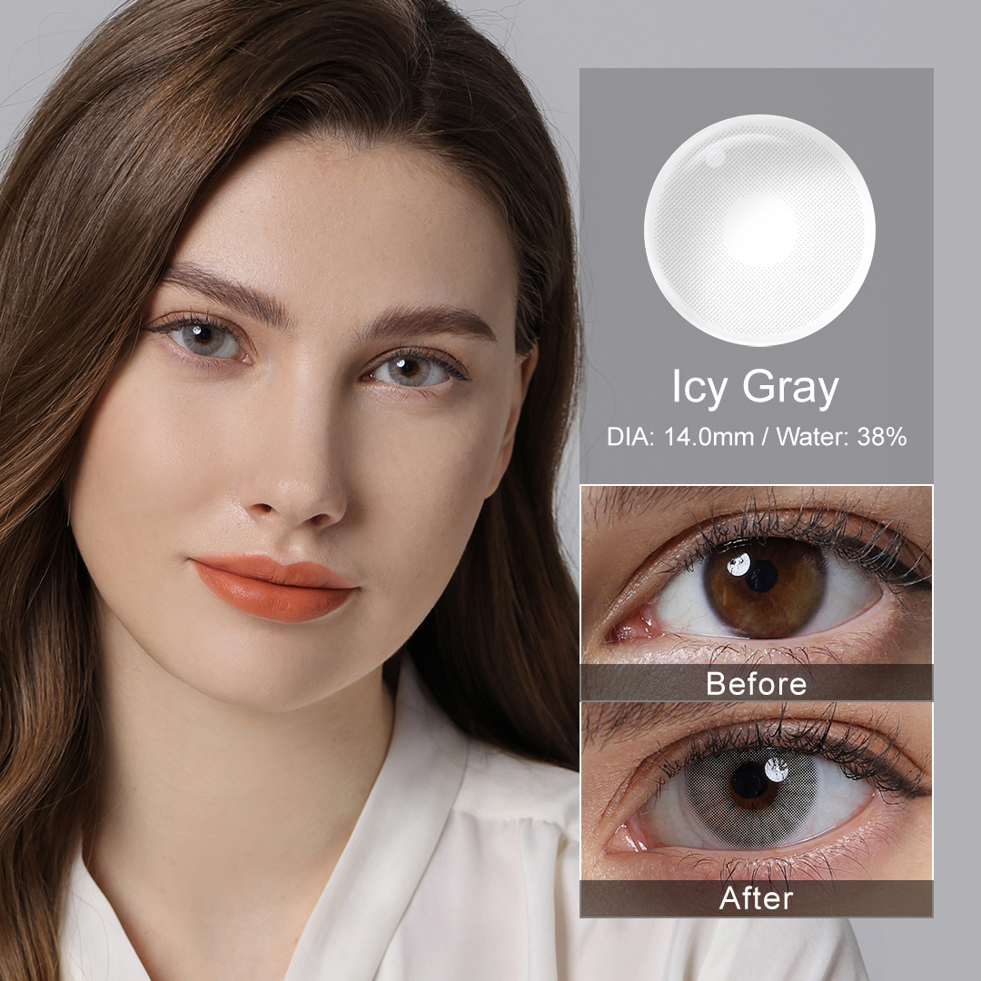 (0,00 ~-8,00) Контактные линзы по рецепту Mgaister Queen для близорукости Натуральные мягкие цветные контактные линзы для макияжа 6 месяцев 1 пара