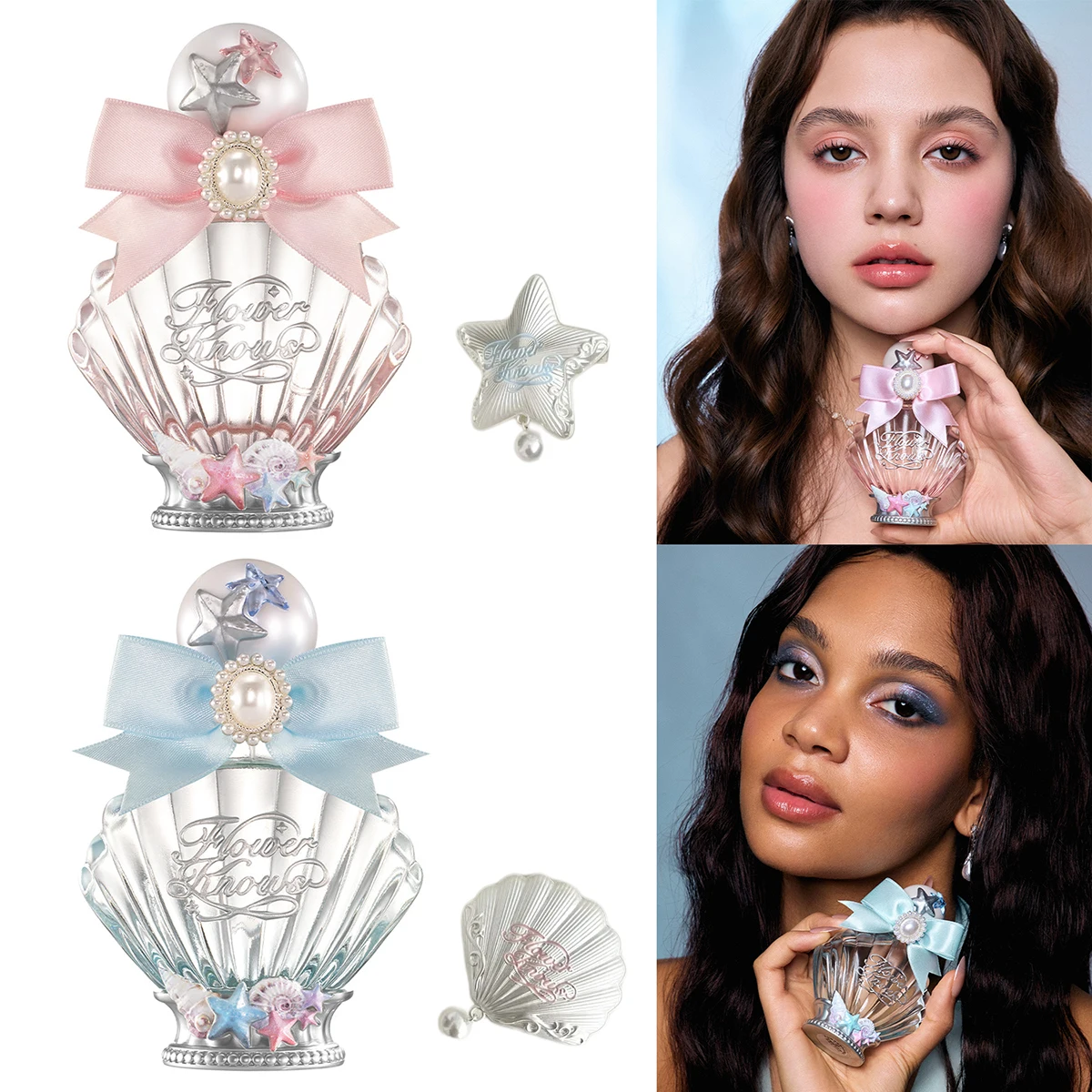 Flower Knows 2025 Shells Jewel Perfume New Floral Citrus Yuzu Fragrance Long Lasting Vegan Cruelty Free Luxury Scent