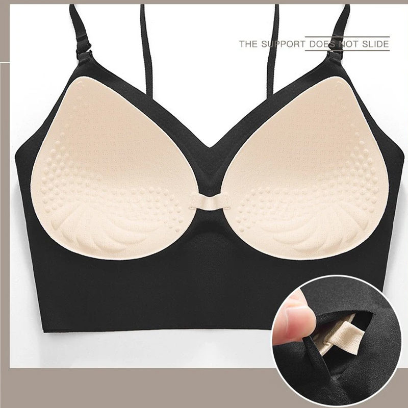 ฤดูร้อนเซ็กซี่ Bra ผู้หญิง Slim U-รูปไม่มีรอยต่อชุดชั้นในสามเหลี่ยมถ้วย Gathering Bra ผู้หญิงชุดชั้นในเซ็กซี่