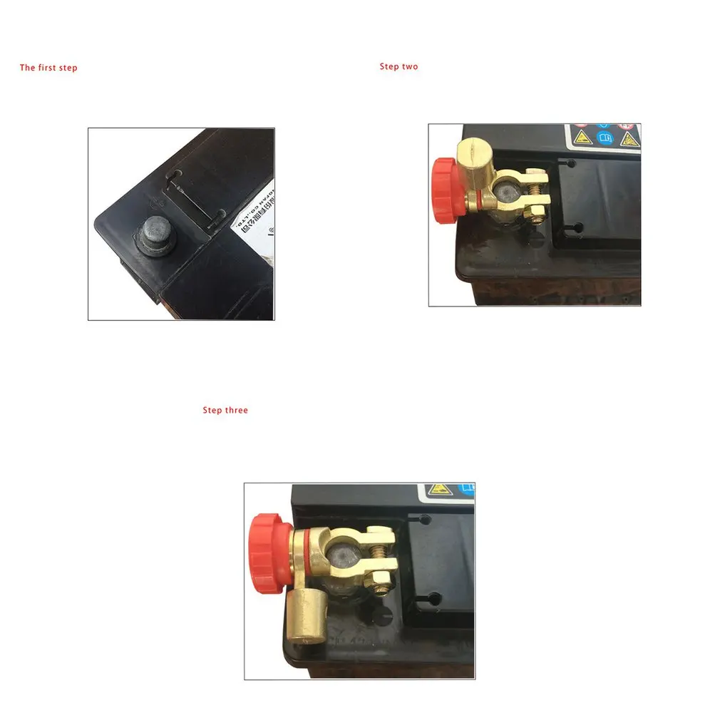 Auto Batterie Terminal Schalter Schnell Trennen Isolator Lkw Teile Auto Teile Batterie Trennen Rot Schwarz