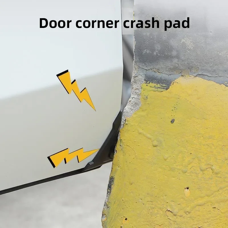 2PCS Silikon Auto Tür Ecke Abdeckung Stoßstange Crash Scratch Protector Anti-Scratch Crash Schutz Auto Pflege